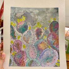 Mi Proyecto del curso: Creación de paletas de color con acuarela. Un proyecto de Pintura a la acuarela de Carla Acosta - 04.04.2020