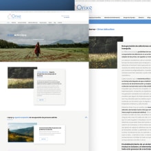 Diseño web Orixe Adiccións. Un proyecto de Diseño Web y Desarrollo Web de Emilio Pérez - 05.04.2020