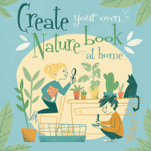 Kids Craft: Create your own Nature Book at home. Un proyecto de Ilustración infantil de Cris Ramos - 07.04.2020
