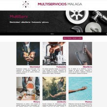 Web de Multiservicio. Design project by Antonio Gonzalez - 07.07.2017
