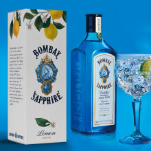 BOMBAY SAPPHIRE. Design, Advertising, Art Direction, Br, ing, Identit, Graphic Design, and Packaging project by Adalaisa Soy - 10.20.2017