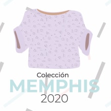 colección Memphis 2020. Un proyecto de Diseño de moda de catalina martinez - 08.04.2020