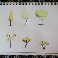 My project in Drawing for Beginners Level -1 course. Un proyecto de Dibujo y Pintura a la acuarela de annoraong - 09.04.2020
