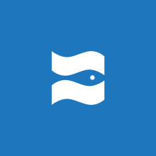 Oceano Azul Foundation. Design de logotipo projeto de Sagi Haviv - 09.05.2017