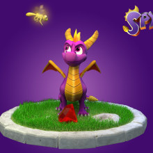 Spyro the Dragon. 3D, Photograph, Post-production, 3D Animation, Video Games, 3D Design, Art To, and s project by Jordi Ros Torrents - 04.10.2020