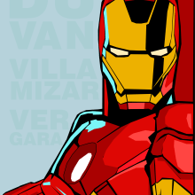 Iron Man. Un proyecto de Ilustración vectorial de Daniela Rozo Mora - 26.04.2018