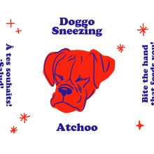 Estornudos de perro. Traditional illustration, and Packaging project by Daniel Gómez - 04.12.2020