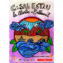 CARTEL ENLLEURA'T 2016. Design, Traditional illustration, Drawing, Poster Design, Watercolor Painting, Artistic Drawing, Acr, and lic Painting project by Sandra Escámez - 04.14.2016