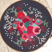 My project in Advanced Embroidery Techniques: Stitches and Compositions with Volume course. Un proyecto de Bordado de Gretchen KEELTY - 15.04.2020