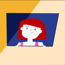 My project in Vectorial Animation Frame by Frame Style with After Effects course, still in progress. Animação 2D projeto de Rosane Chamecki - 15.04.2020