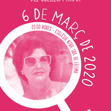 Cartel día de la mujer 2020. Design de cartaz projeto de Edith Llop Roselló - 16.04.2020