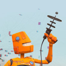 Ilustracion 3D - Athagon Robot . 3D projeto de Mario del Barrio Tejeda - 16.04.2020