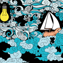 Marea. Un proyecto de Ilustración tradicional de Verónica Martín - 17.04.2020