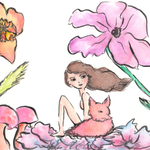 Mi Proyecto del curso: Animalario botánico: acuarela, tinta y grafito. Un proyecto de Ilustración tradicional, Diseño gráfico, Dibujo e Ilustración botánica de Fabiola Vargas - 18.04.2020