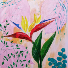 Mi Proyecto del curso: Pintura botánica con acrílico. Un proyecto de Ilustración botánica de Merce Majo - 18.04.2020