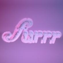 Furrr. Projekt z dziedziny 3D i  Lettering 3D użytkownika Maite Artajo - 20.03.2020