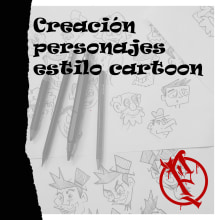 Mi Proyecto del curso: Introducción a la creación de personajes estilo cartoon. Ilustração tradicional, Design de personagens, e Design de videogames projeto de Cristian Piñero Vera - 20.04.2020
