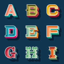 Alfabetos Fun Choices. Un proyecto de Diseño e Ilustración tradicional de David Sierra Martínez - 06.01.2013