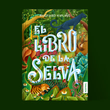  El libro de la selva. Un proyecto de Ilustración tradicional, Tipografía y Lettering de David Sierra Martínez - 21.04.2020