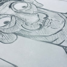 Mi Proyecto del curso: Retrato en caricatura con grafito. Un proyecto de Ilustración tradicional de nicolás gonzález - 22.04.2020