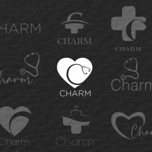Charm - Medical scrubs line. Un proyecto de Diseño de logotipos de Mohamed Lahrizi - 24.04.2020