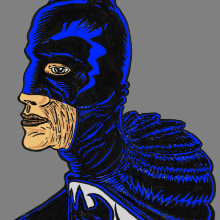 Batman. Ilustração tradicional, Desenho e Ilustração digital projeto de José López - 24.04.2020