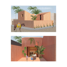 Meu projeto do curso: Representação gráfica de projetos arquitetônicos. Arquitetura e Ilustração arquitetônica projeto de Matheus Garcia - 25.04.2020