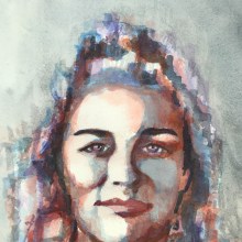 My project in Artistic Portrait with Watercolors course. Un proyecto de Pintura a la acuarela de Richard France - 25.04.2020