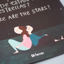 WHERE ARE THE STARS?. Traditional illustration, Editorial Design, T, pograph, and Children's Illustration project by Alba Ortega Codina - 04.23.2019