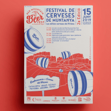 Red Mountain Beer Fest. Design gráfico, Ilustração vetorial, e Design de cartaz projeto de Roger Castro - 01.06.2019