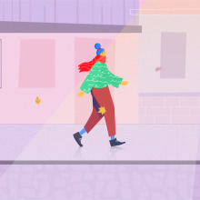 AUTUMN WALKING. 2D Animation project by André Leite - 04.28.2020