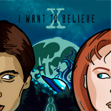 X-Files: I Want To Believe. Un proyecto de Ilustración vectorial de Nelly Leyva Rodríguez - 28.04.2020