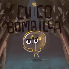 Chico bombilla. Traditional illustration, and Character Design project by Cris Tamay - 03.29.2020
