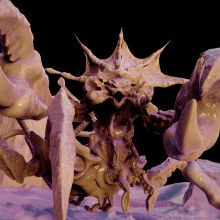 Escultura digital de criaturas fantásticas con ZBrush: Kraken. 3D, Escultura, e Modelagem 3D projeto de Alan Morales Garcia - 29.04.2020