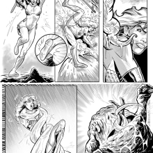 RED SONJA - Páginas comic (Commission). Comic, Stor, telling, Stor, and board project by Pablo Alcalde - 04.29.2020