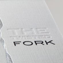 The Twisted Fork. Graphic Design, and Logo Design project by Arturo Torres - 11.25.2013