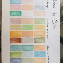 Mi Proyecto del curso: Creación de paletas de color con acuarela. Pintura em aquarela projeto de Maria Eugenia Dudok Gonnet - 01.05.2020