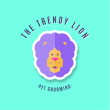 The Trendy Lion. Ilustração tradicional, Br, ing e Identidade e Ilustração vetorial projeto de Jessica García - 04.05.2020