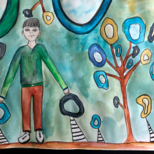 Mi Proyecto del curso: Introducción a la ilustración infantil. Criatividade projeto de Kalenik Vasquez - 04.05.2020