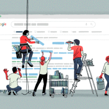 Google Search - GIFs. Un projet de Illustration traditionnelle, Animation , et Animation 2D de Martín Tognola - 22.11.2019