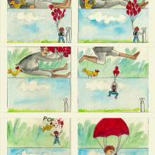 Altering the story through the object. Traditional illustration, Watercolor Painting, Stor, telling, and Children's Illustration project by Shynu Koshy - 05.05.2020
