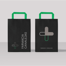 Farmacia Canalejas. Design gráfico projeto de Nueve Estudio - 07.05.2020