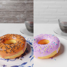 Blender Donuts (#1, #2) . Un proyecto de 3D y Animación 3D de Silver Saarberg - 02.05.2020