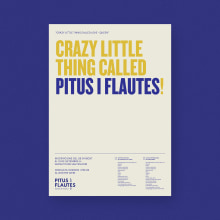 Escuela de Música "Pitus i Flautes". Direção de arte, Design gráfico, Cop, e writing projeto de Marta Montenegro - 10.05.2020