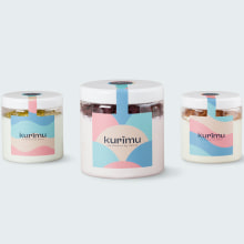 Kurimu. Br, ing, Identit, Editorial Design, Graphic Design, and Packaging project by Maria Ricart Roig - 07.11.2019