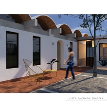 Visualización arquitectónica Casa Ochoa. Digital Architecture project by Andrea Polo - 05.13.2020