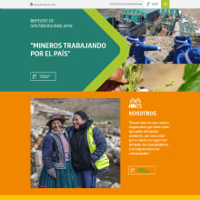 Buenaventura Reporte de Sostenibilidad 2018. Web Development project by Victor Alonso Pérez Lupú - 05.12.2019
