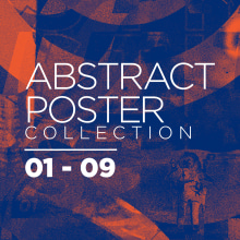 Abstract Poster Collection 01 - 09. Un proyecto de Diseño gráfico, Collage y Diseño de carteles de Daniel Torres - 14.05.2020