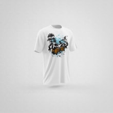 T-Shirt By Vagos (Men). Un proyecto de Diseño gráfico de Monica Estaba Garmendia - 14.05.2020