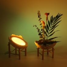 Lámpara Ikebana. Un proyecto de Diseño, Diseño industrial y Diseño de producto de Léa Ferraton - 14.05.2020